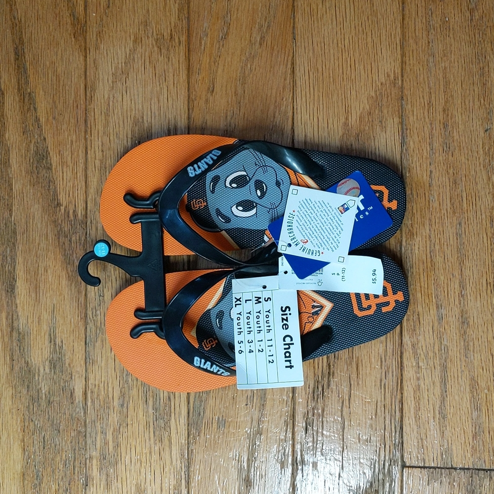 Kids San Francisco Giants Flip Flops